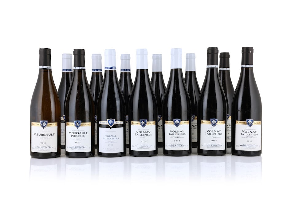 Domaine Ballot-Millot, Volnay 1er Cru Taillepieds, 2009 (5 x 750ml) Domaine Ballot-Millot, Voln...: Domaine Ballot-Millot, Volnay 1er Cru Taillepieds, 2009 (5 x 750ml) Region: Côte de Beaune Label: lightly bin-soiled Domaine Ballot-Millot, Volnay 1er Cru Taillepieds, 2012 (6 x 750ml) Region: C&