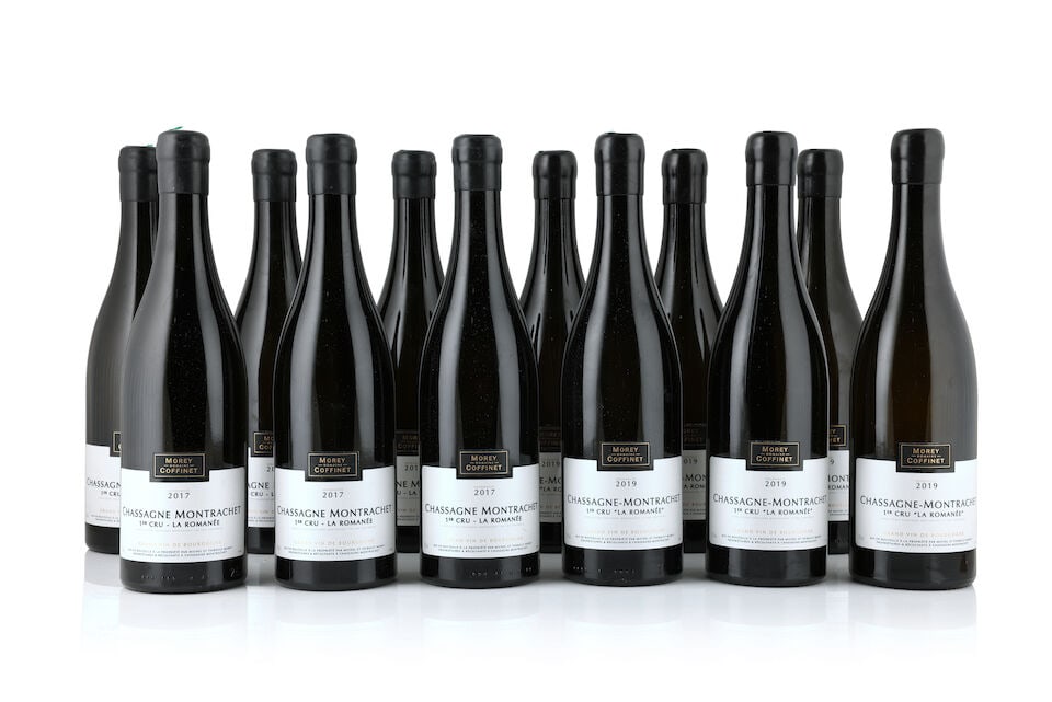Domaine Morey-Coffinet, Chassagne-Montrachet 1er Cru La Romanée, 2017 (6 x 750ml) Domaine ...: Domaine Morey-Coffinet, Chassagne-Montrachet 1er Cru La Romanée, 2017 (6 x 750ml) Region: Côte de Beaune Label: 2 marked Domaine Morey-Coffinet, Chassagne-Montrachet 1er Cru La Romanée,
