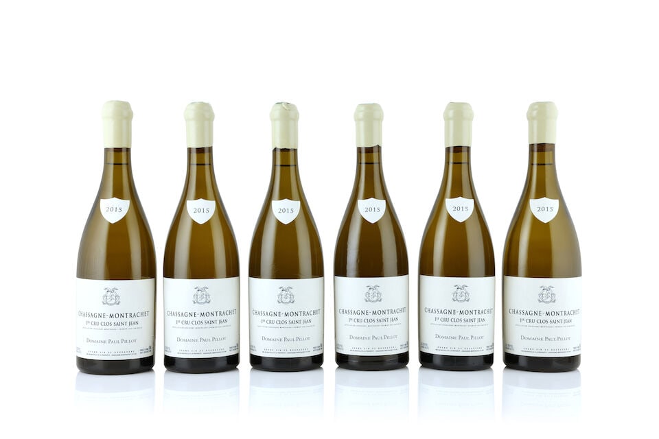 Paul Pillot, Chassagne-Montrachet 1er Cru Clos Saint-Jean, 2015 (6 x 750ml): Paul Pillot, Chassagne-Montrachet 1er Cru Clos Saint-Jean, 2015 (6 x 750ml) Region: Côte de Beaune This lot is subject to the following lot symbols: Δ Δ VAT at the prevailing rate on Ha