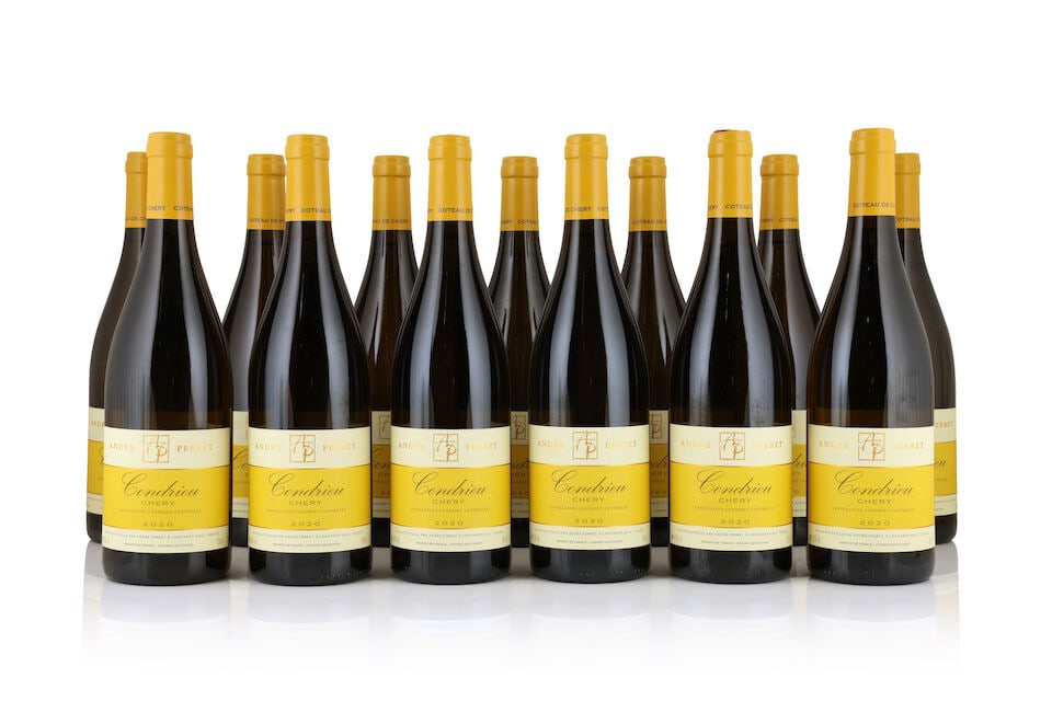 André Perret, Condrieu Chery, 2020 (13 x 750ml): André Perret, Condrieu Chery, 2020 (13 x 750ml) Region: Rhône Valley This lot is subject to the following lot symbols: Δ Δ VAT at the prevailing rate on Hammer Price and Buyer's Pr