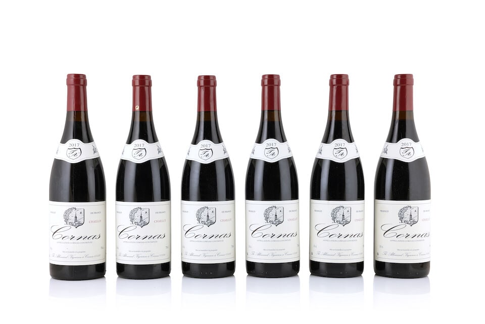 Thierry Allemand, Cornas Chaillot, 2017 (6 x 750ml): Thierry Allemand, Cornas Chaillot, 2017 (6 x 750ml) Region: Rhône Valley Label: 1 nicked This lot is subject to the following lot symbols: Δ Δ VAT at the prevailing rate on Hammer Price