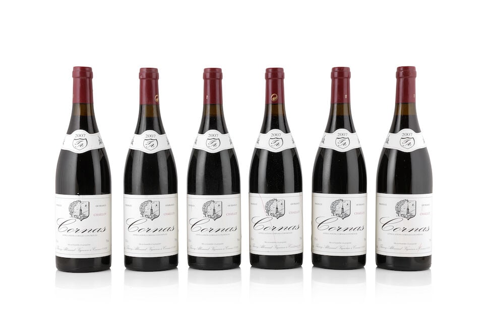 Thierry Allemand, Cornas Chaillot, 2007 (6 x 750ml): Thierry Allemand, Cornas Chaillot, 2007 (6 x 750ml) Region: Rhône Valley Label: 4 lightly bin-soiled - 1 marked This lot is subject to the following lot symbols: Δ Δ VAT at the
