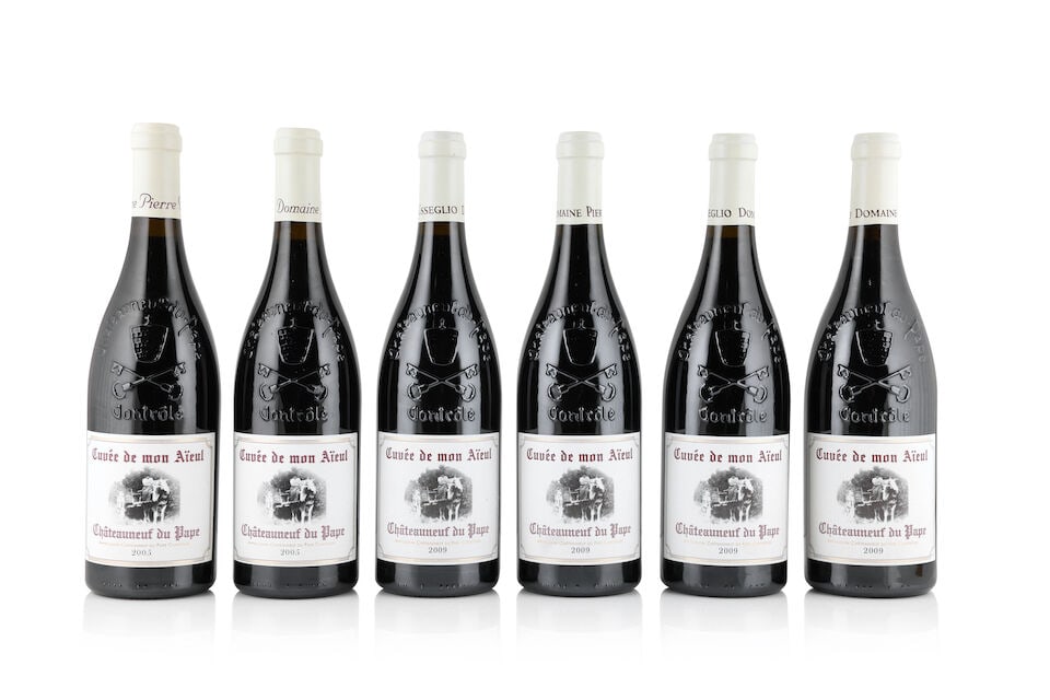 Domaine Pierre Usseglio, Châteauneuf-du-Pape Cuvée de Mon Aïeul, 2005 (2 x 750ml)...: Domaine Pierre Usseglio, Châteauneuf-du-Pape Cuvée de Mon Aïeul, 2005 (2 x 750ml) Region: Rhône Valley Domaine Pierre Usseglio, Châteauneuf-du-Pape Cuvée de Mon