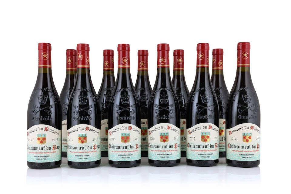Domaine du Banneret, Châteauneuf-du-Pape, 2015 (11 x 750ml): Domaine du Banneret, Châteauneuf-du-Pape, 2015 (11 x 750ml) Region: Rhône Valley This lot is subject to the following lot symbols: Δ Δ VAT at the prevailing rate on Hammer Price an
