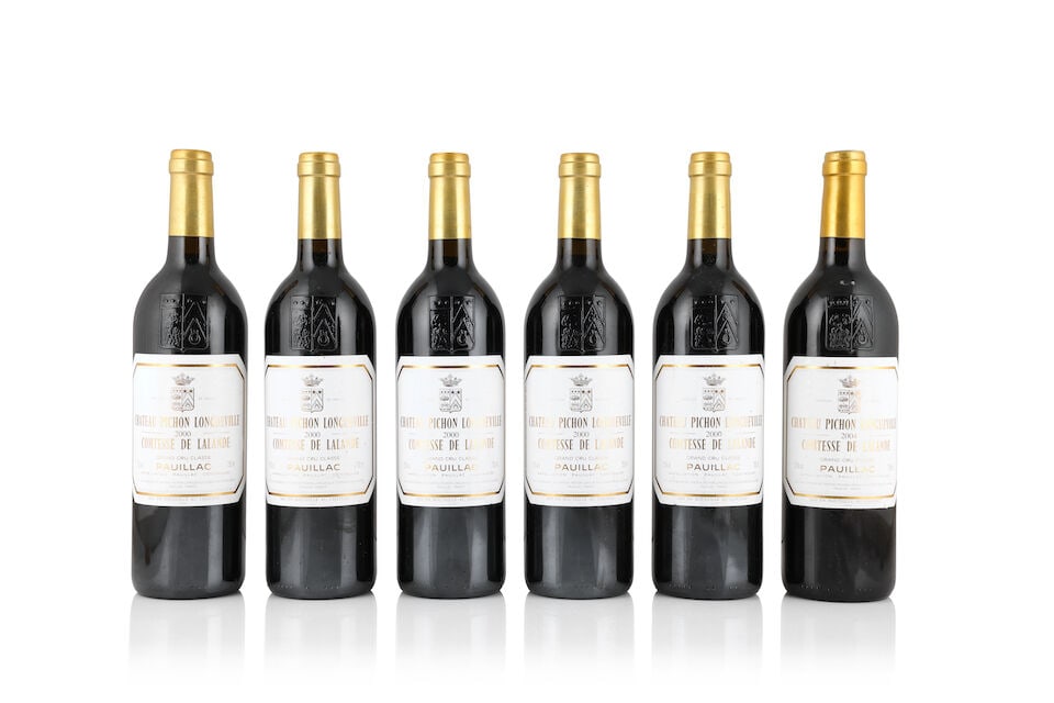 Château Pichon Longueville Comtesse de Lalande, 2000 (5 x 750ml) Château Pichon Longu...: Château Pichon Longueville Comtesse de Lalande, 2000 (5 x 750ml) Region: Pauillac Label: bin-soiled Château Pichon Longueville Comtesse de Lalande, 2004 (1 x 750ml) Region: Pauillac Label: b