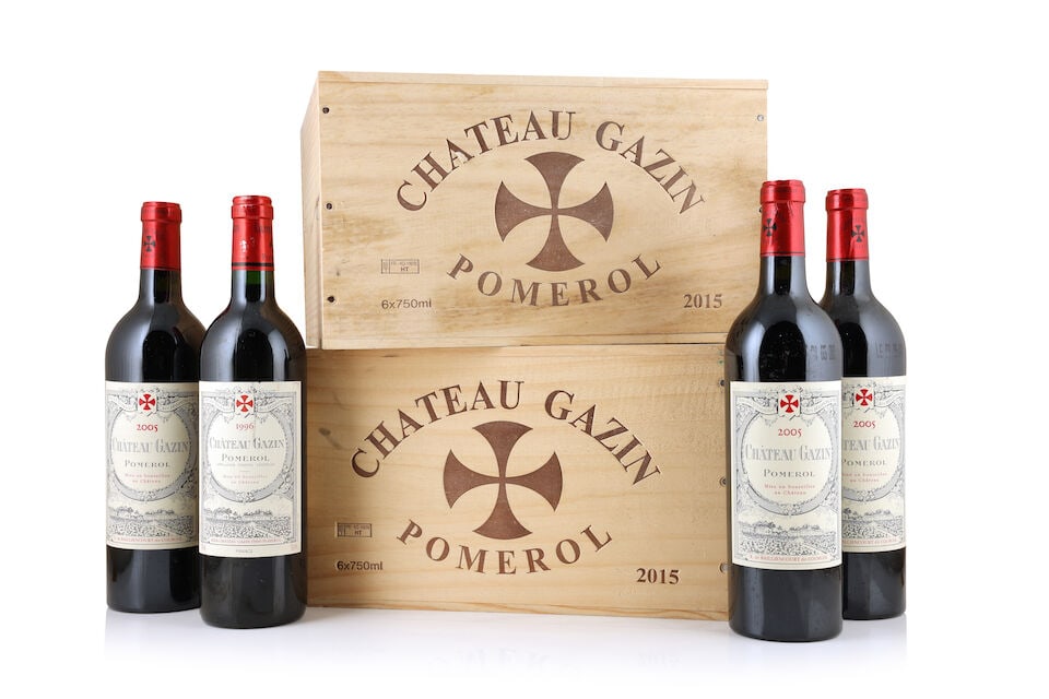 Château Gazin, 1996 (1 x 750ml) Château Gazin, 2005 (3 x 750ml) Château Gazin, ... (1 of 1)