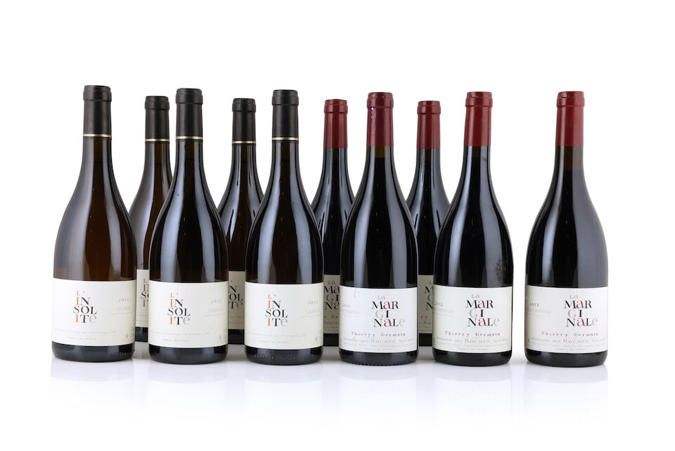 Thierry Germain, Domaines des Roches Neuves, Saumur-Champigny La Marginale, 2011 (1 x 750ml) Th...: Thierry Germain, Domaines des Roches Neuves, Saumur-Champigny La Marginale, 2011 (1 x 750ml) Region: Loire Label: bin-soiled & nicked Thierry Germain, Domaines des Roches Neuves, Saumur-Champigny La