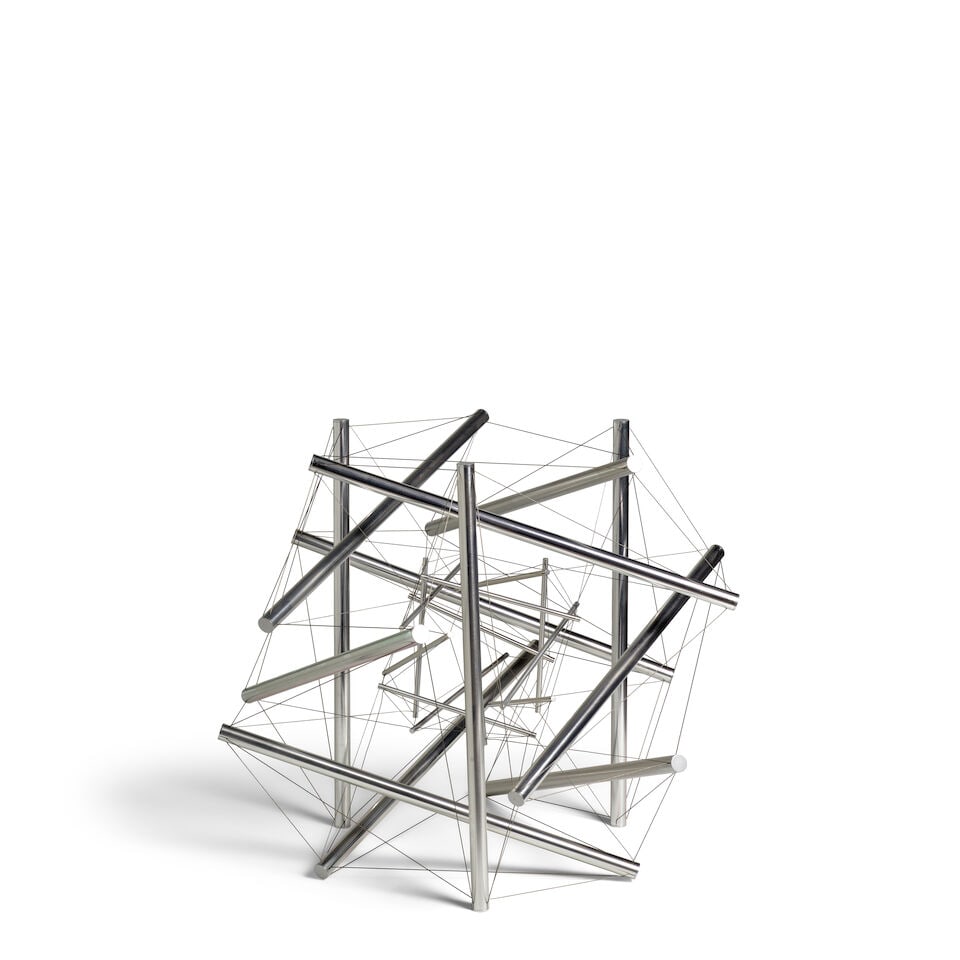 KENNETH SNELSON (1927-2016) Double Shell Form 19 1/2 x 24 x 24 in (49.5 x 61 x 61 cm) (Executed ... - 3