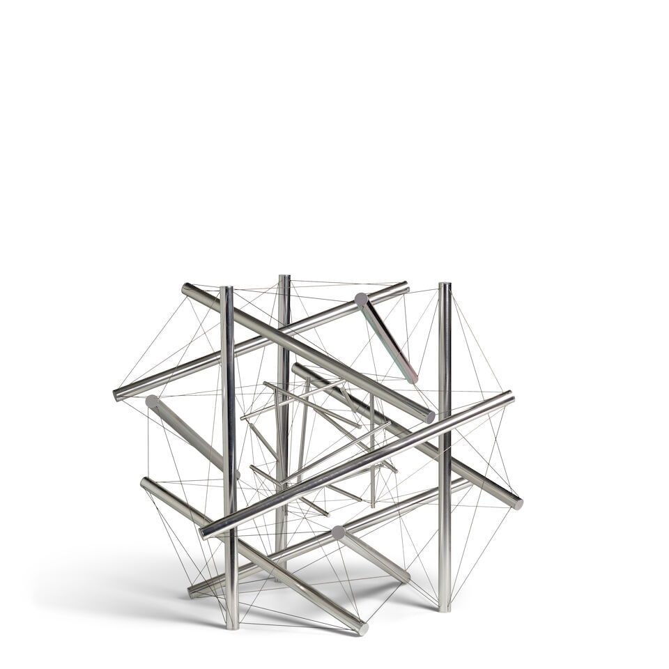 KENNETH SNELSON (1927-2016) Double Shell Form 19 1/2 x 24 x 24 in (49.5 x 61 x 61 cm) (Executed ... - 4