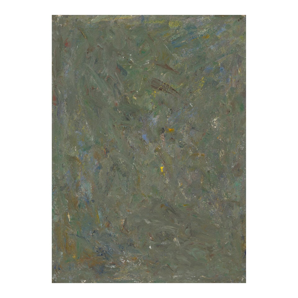 MILTON RESNICK (1917-2004) Untitled 30 5/8 x 22 3/4 in (77.7 x 57.8 cm) (Painted in 1975) (1 of 2)