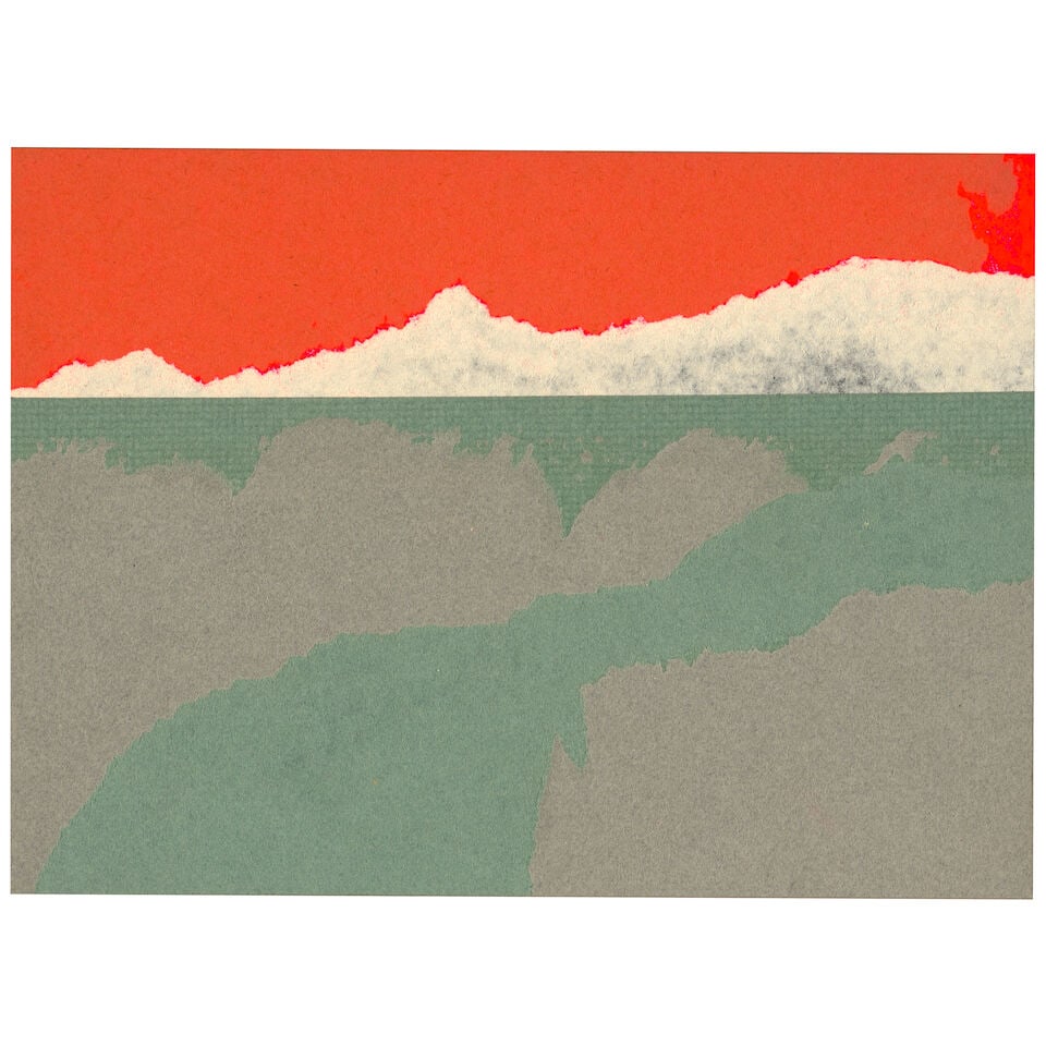 JORDAN BELSON (1926-2011) Untitled Image: 5 3/4 x 7 3/4 in (14.6 x 19.7 cm)Overall: 9 x 12 in (2... (1 of 2)