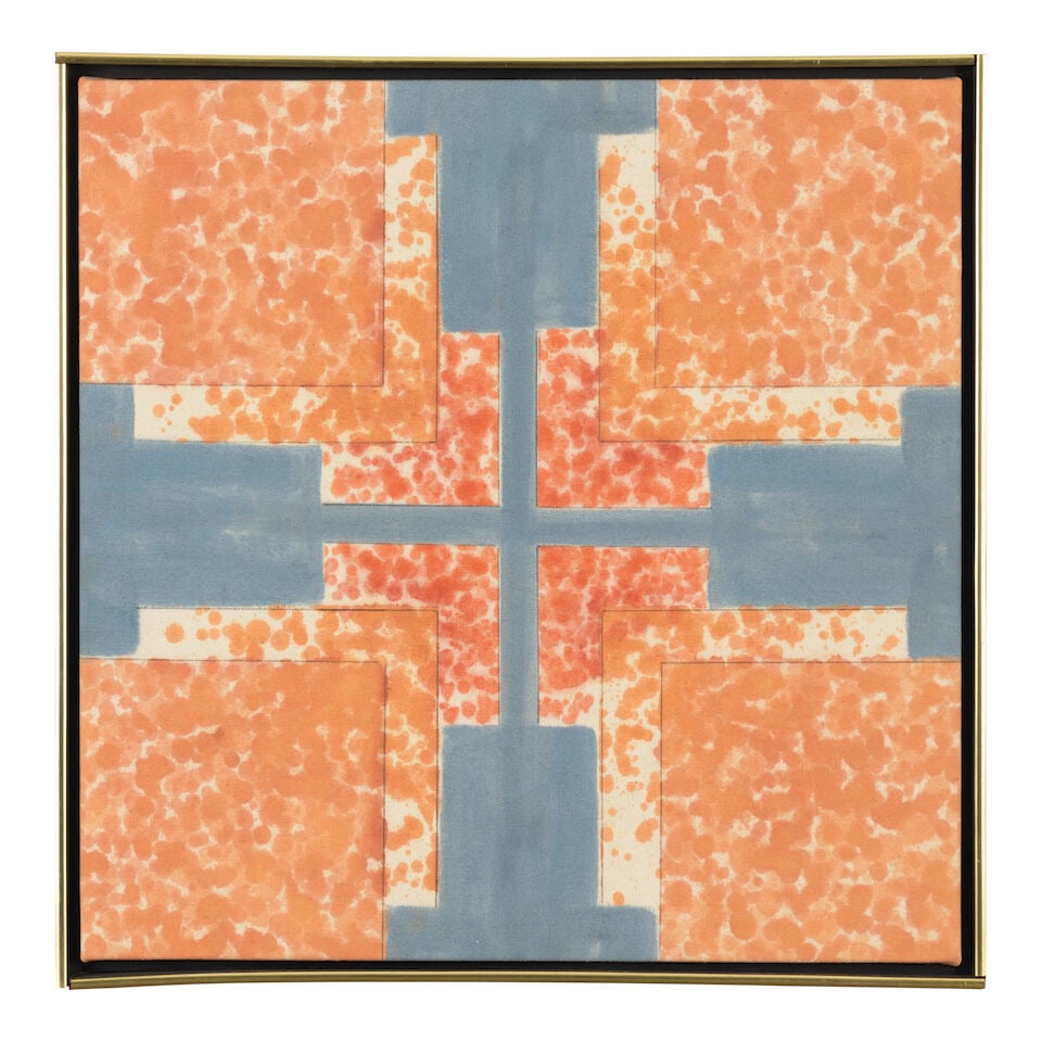 HOWARD MEHRING (1931-1978) Untitled 21 3/4 x 21 3/4 in (55.2 x 55.2 cm) (Executed in 1961) - 2