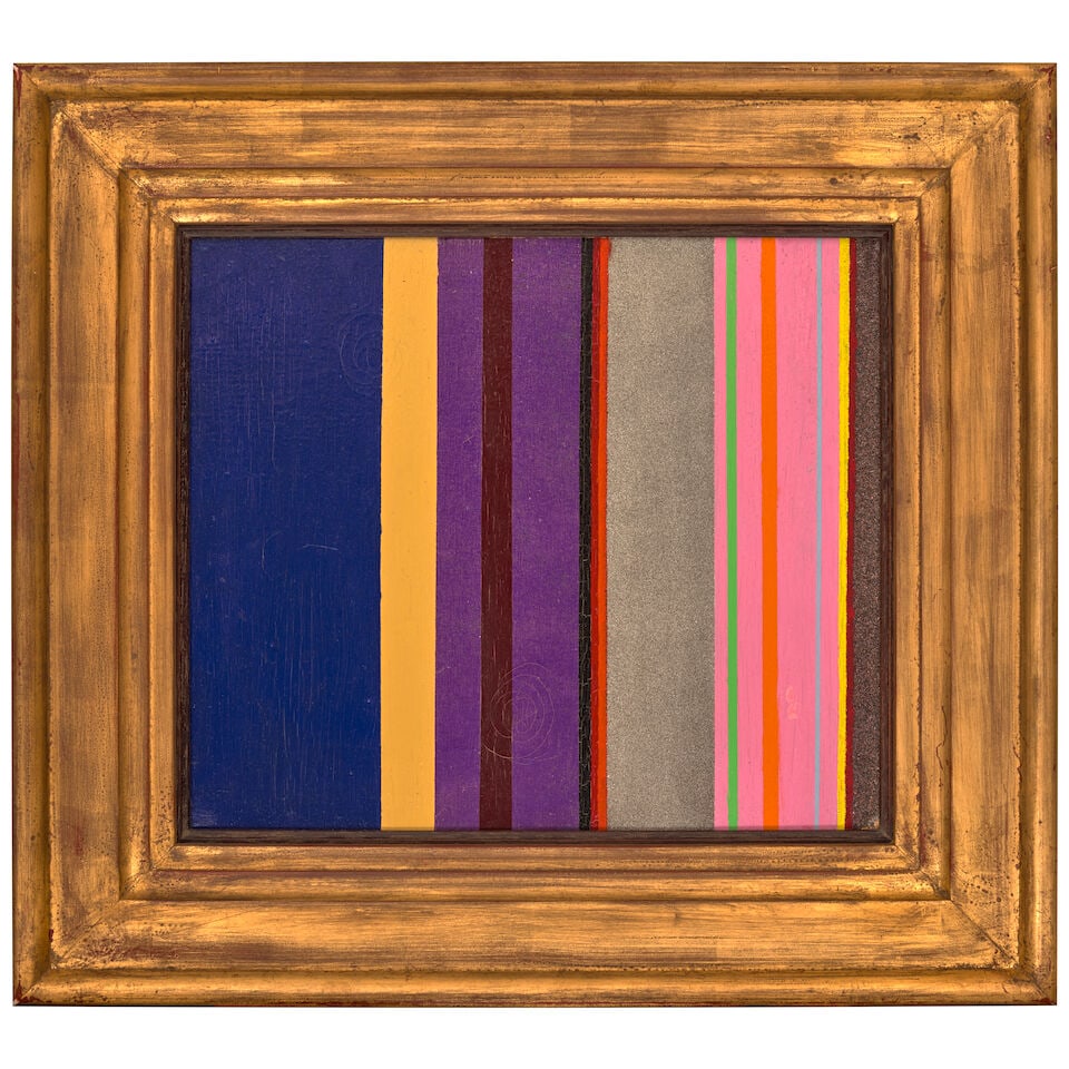 JOHN FERREN (1905-1970) Band Band 12 3/4 x 14 in (32.4 x 35.6 cm) (Painted in 1966) - 2