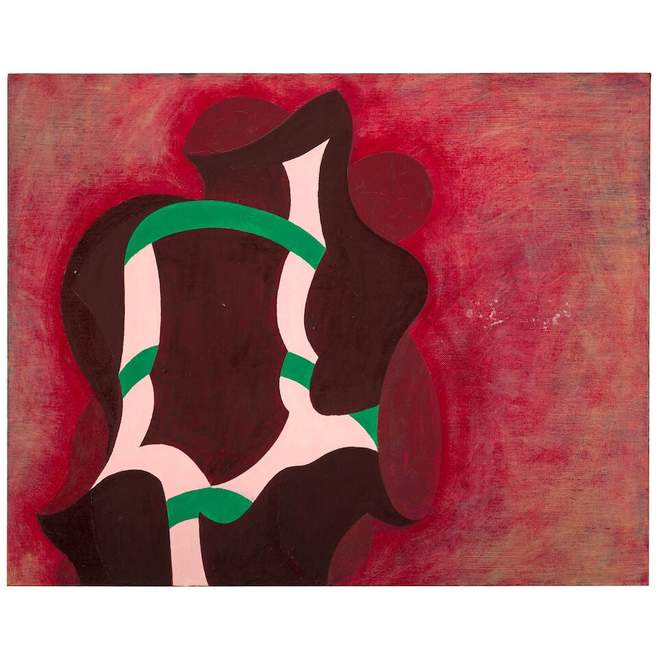 THOMAS NOZKOWSKI (1944-2019) Untitled (6-121) 16 x 20 in (40.6 x 50.8 cm) (Painted in 1991) (1 of 2)