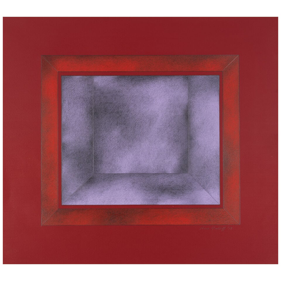 SONIA GECHTOFF (1926-2018) Untitled 18 7/8 x 21 in (47.9 x 53.2 cm) (Executed in 1979): SONIA GECHTOFF (1926-2018) Untitled signed and dated 'Sonia Gechtoff '79' (lower right) acrylic and pencil on paper 18 7/8 x 21 in (47.9 x 53.2 cm) Executed in 1979 Footnotes: Provenance Private coll