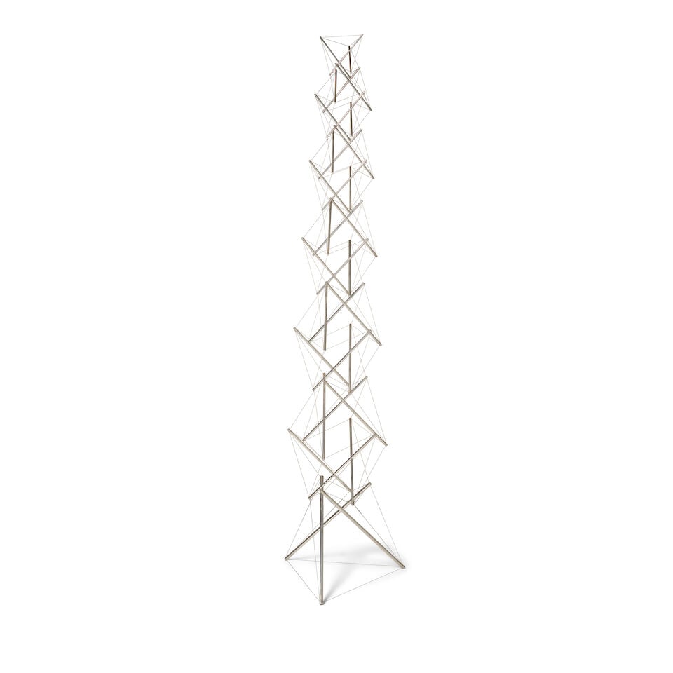 KENNETH SNELSON (1927-2016) E.C. Column 100 x 24 x 20 in (254 x 61 x 50.8 cm) (Conceived in 1969... - 3