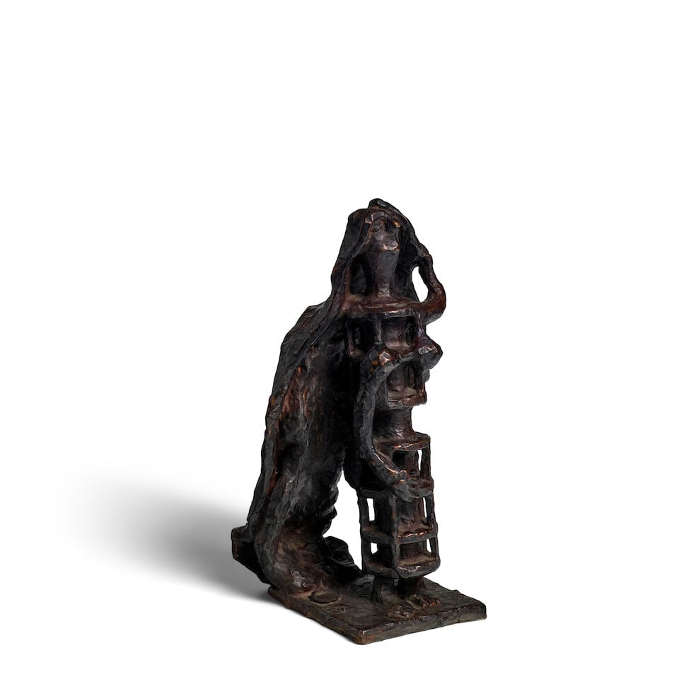 JACQUES LIPCHITZ (1891-1973) The Tower and its Shadow 11 1/4 x 5 3/16 x 7 in (28.6 x 13.2 x 17.8... (1 of 4)