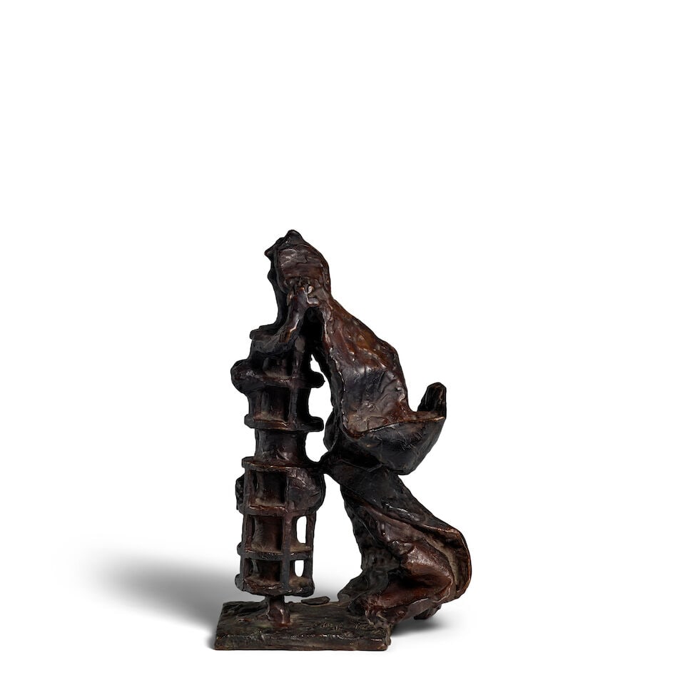 JACQUES LIPCHITZ (1891-1973) The Tower and its Shadow 11 1/4 x 5 3/16 x 7 in (28.6 x 13.2 x 17.8... - 3