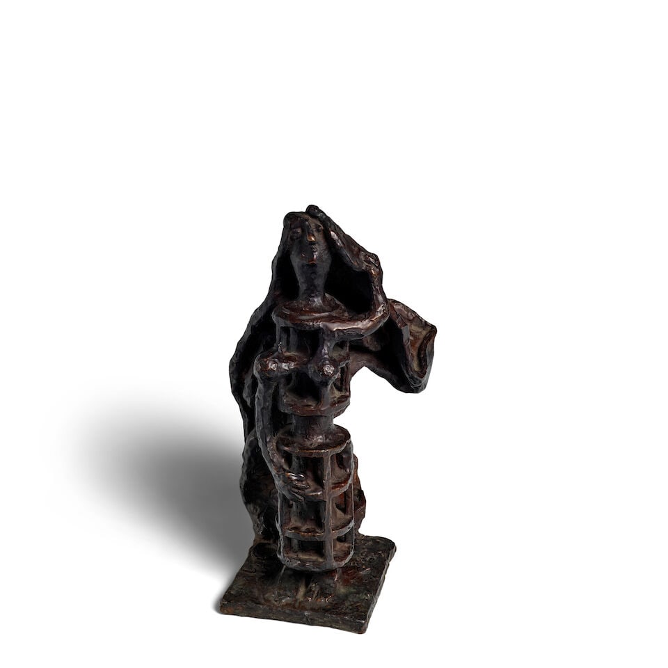 JACQUES LIPCHITZ (1891-1973) The Tower and its Shadow 11 1/4 x 5 3/16 x 7 in (28.6 x 13.2 x 17.8... - 4