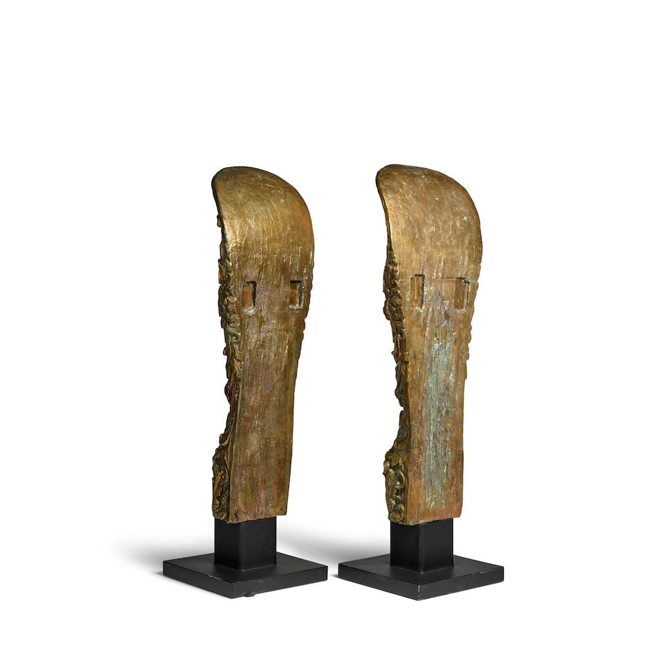 SHERRIE LEVINE (B. 1947) Gamelan Figures I: 35 x 10 x 10 in (88.9 x 25.4 x 25.4 cm)II: 34 1/2 x ... - 3