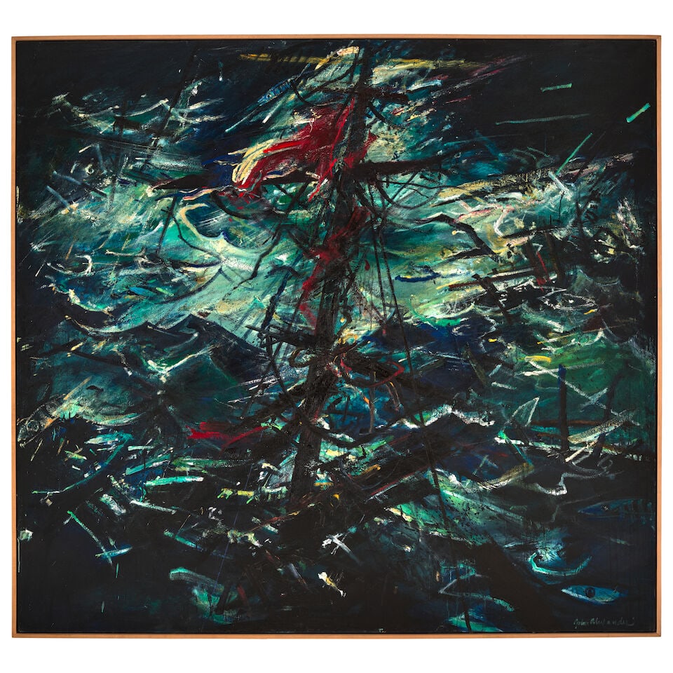 JOHN ALEXANDER (B. 1945) First Marriage 77 x 83 in (195.6 x 210.8 cm) (Painted in 1986) - 2