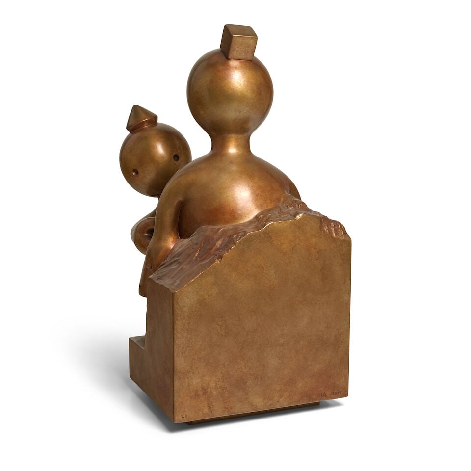 TOM OTTERNESS (B. 1952) Cone Measuring Sphere 33 x 26 x 16 3/4 in (83.8 x 66 x 42.5 cm) (Execut... - 2