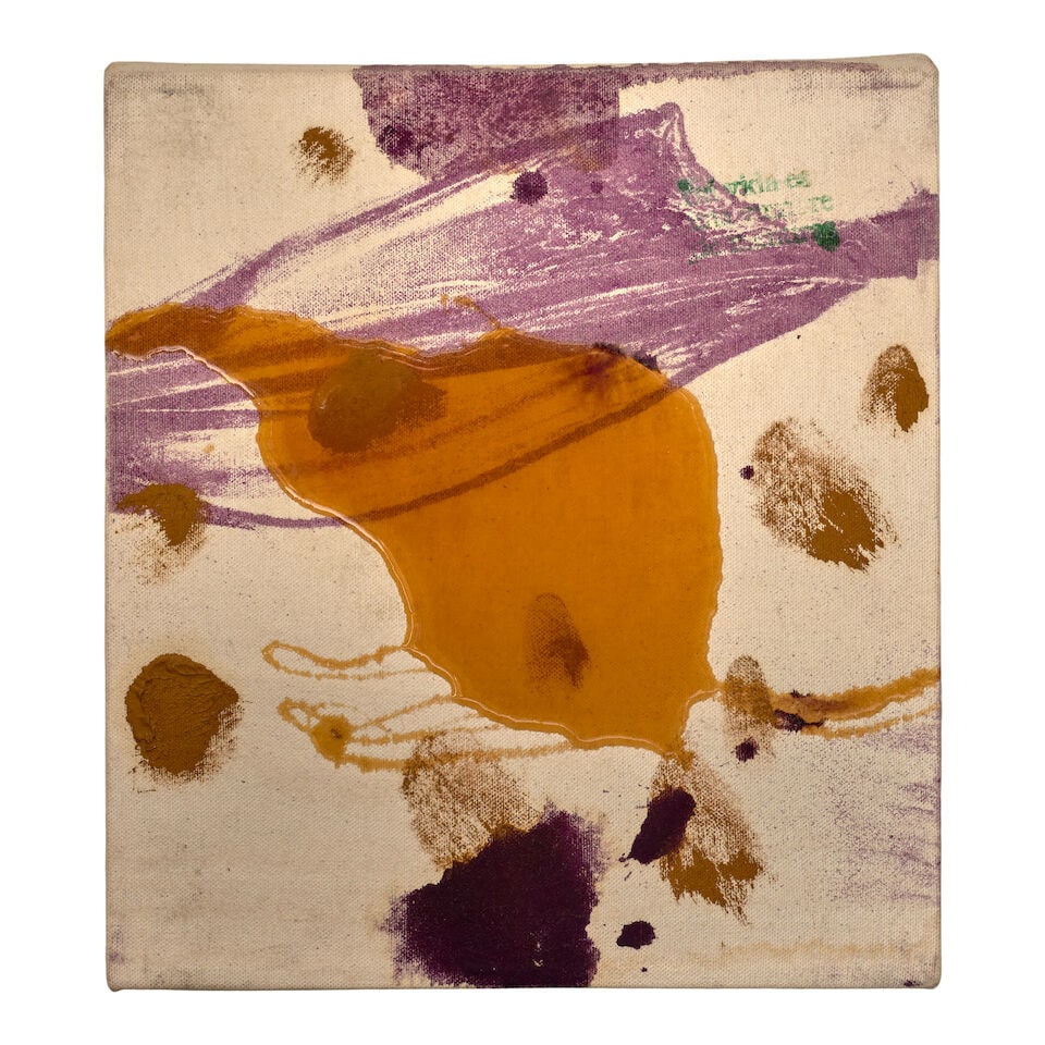JULIAN SCHNABEL (B. 1951) Untitled (Two Works) each 12 x 11 in (30.5 x 28 cm) (Painted in 1995) - 2