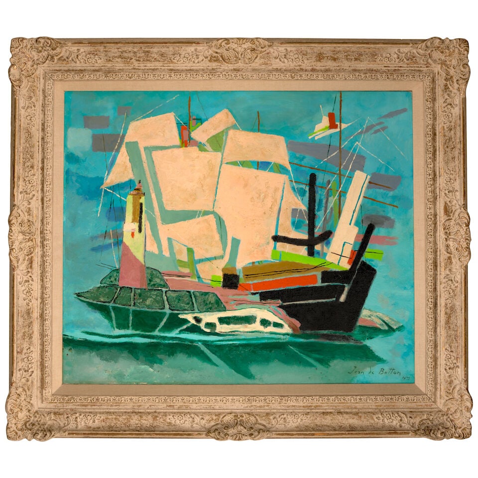 JEAN DE BOTTON (1895-1978) Sans titre 29 15/16 x 35 13/16 in (76 x 91 cm) (Painted in 1972) - 2