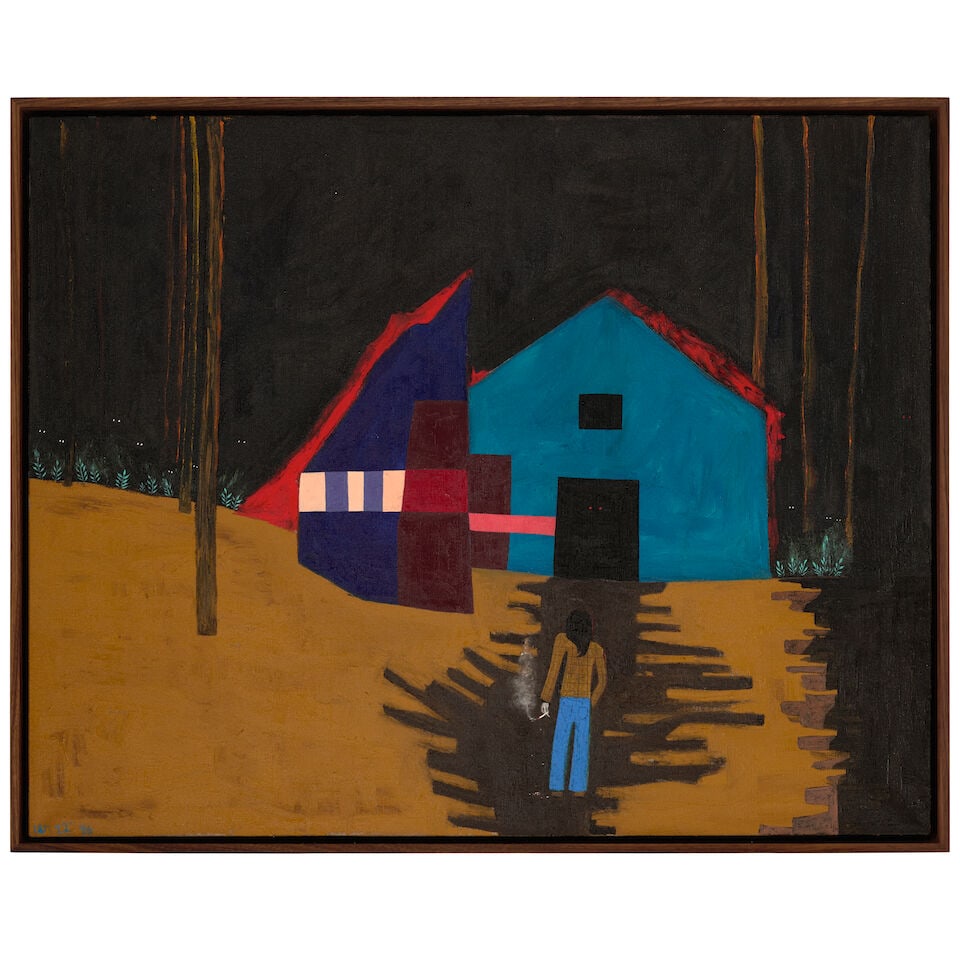 CLARE ROJAS (B. 1976) Eventually I'll Go In 24 x 30 in (60 x 76.1 cm) (Painted in 2022) - 2