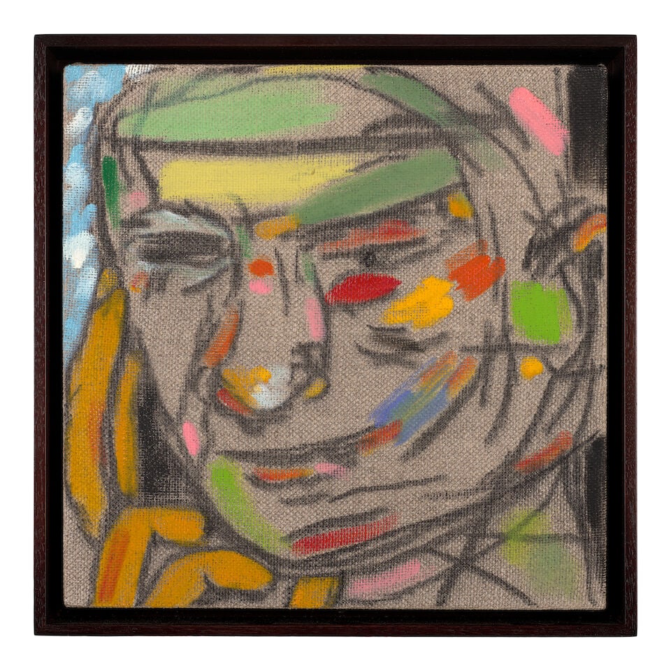 R.B. KITAJ (1932-2007) After Giotto 12 x 12 in (30.5 x 30.5 cm) (Painted in 2007) - 2