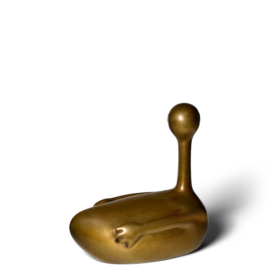 TOM OTTERNESS (B. 1952) Duck 17 1/2 x 19 x 11 in (44.5 x 48.3 x 27.9 cm) (Executed in 2003. Thi... - 2