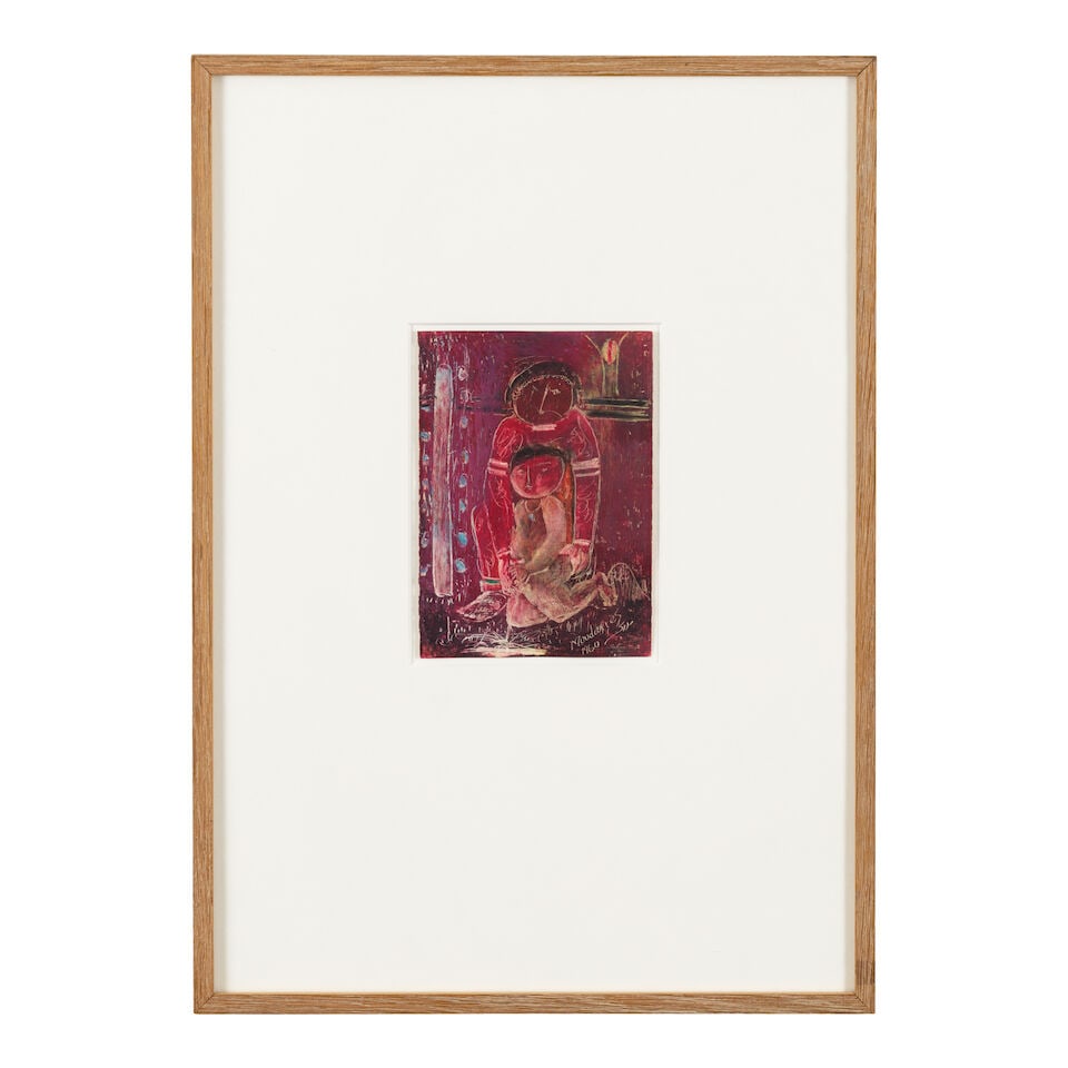 FATEH MOUDARRES (1922-1999) Untitled 6 3/8 x 4 1/2 in (16 x 11.4 cm) (Executed in 1960) - 2