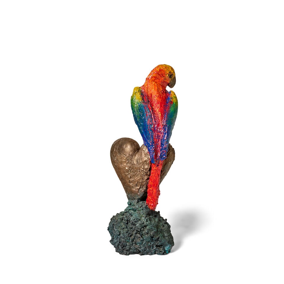 JIM DINE (B. 1935) Smaller Parrot at Home 35 1/2 x 15 3/4 x 13 3/4 in (90 x 40 x 35 cm) (Execute... - 2