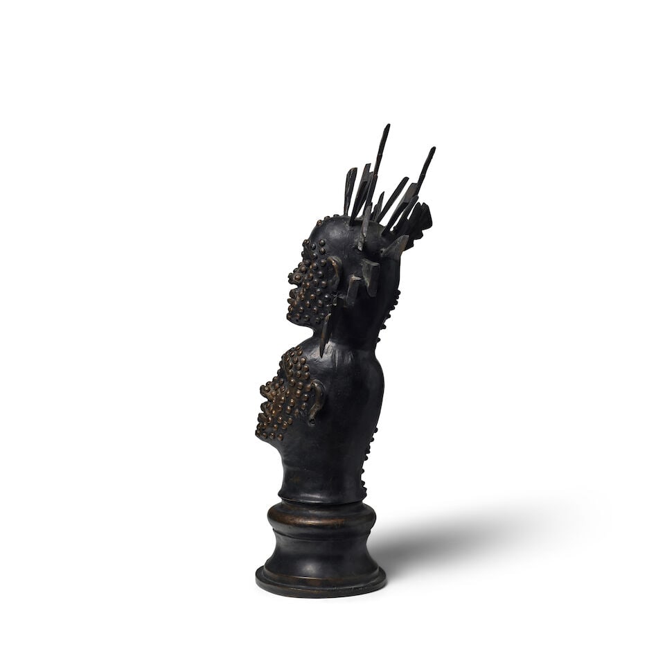 EDOUARD DUVAL-CARRIÉ (B. 1954) Sobo and Bade 27 1/2 x 15 x 7 1/2 in (69.8 x 38.1 x 19.1 cm)... - 2