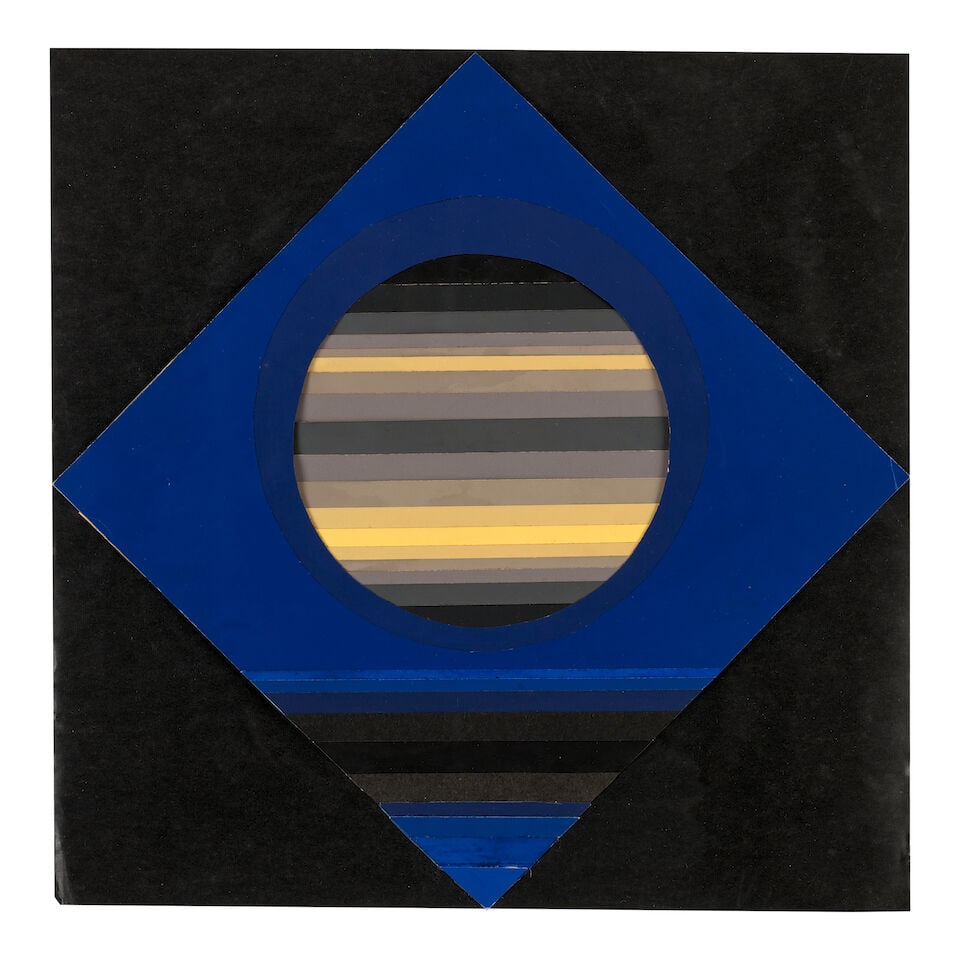 SEWELL SILLMAN (1924-1992) Untitled (Orb) 10 x 10 in (25.4 x 25.4 cm) (Executed in 1972) (1 of 2)