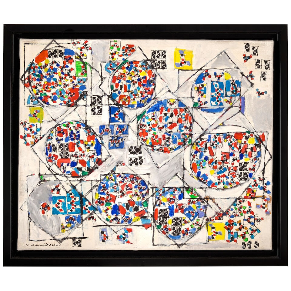 NATALIA DUMITRESCO (1915-1997) Untitled 14 7/8 x 18 1/8 in (37.8 x 46 cm) (Painted in 1968) - 2