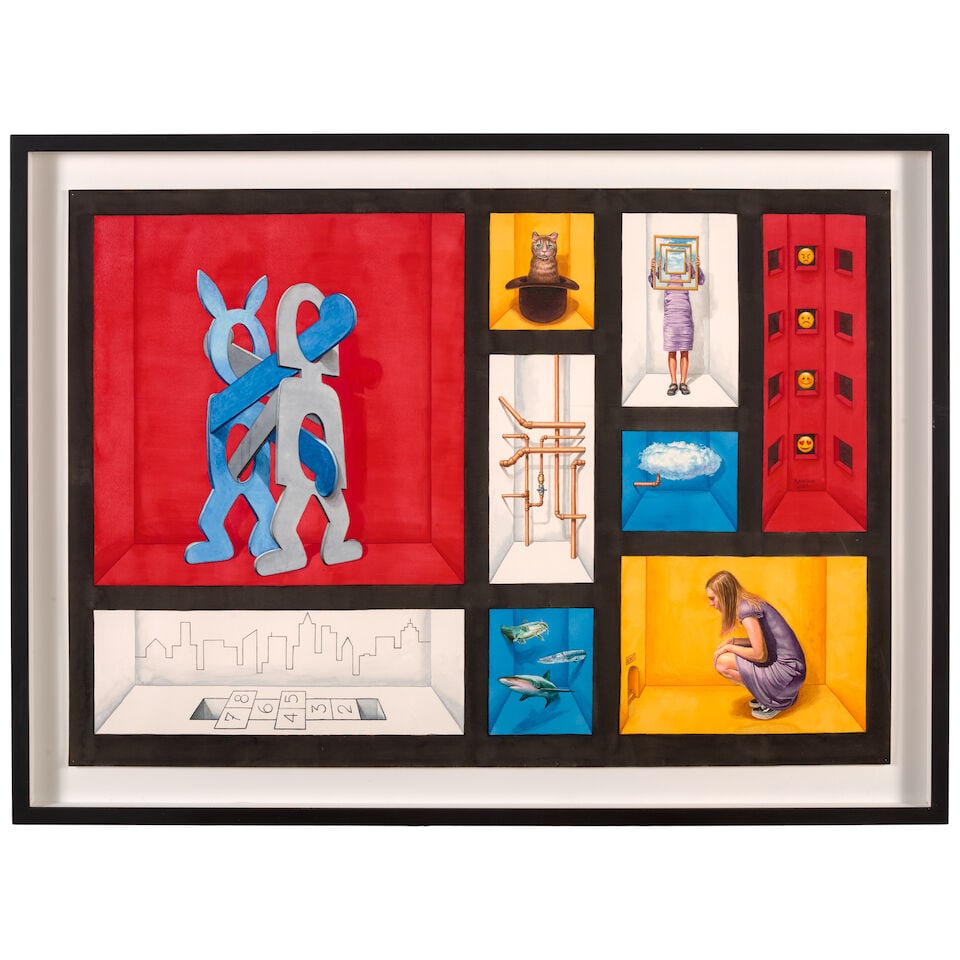 RUBÉN ALPIZAR (B. 1965) Untitled (from the series The Great Game) 27 3/8 x 39 1/16 in (69.5... - 2