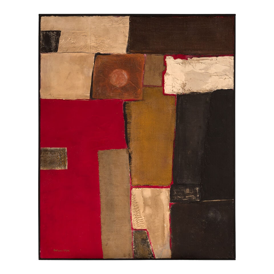 ANTONIO VIDAL (1928-2013) Untitled 38 1/4 x 30 3/4 in (97.1 x 78.1 cm) (Executed circa 1963) - 2