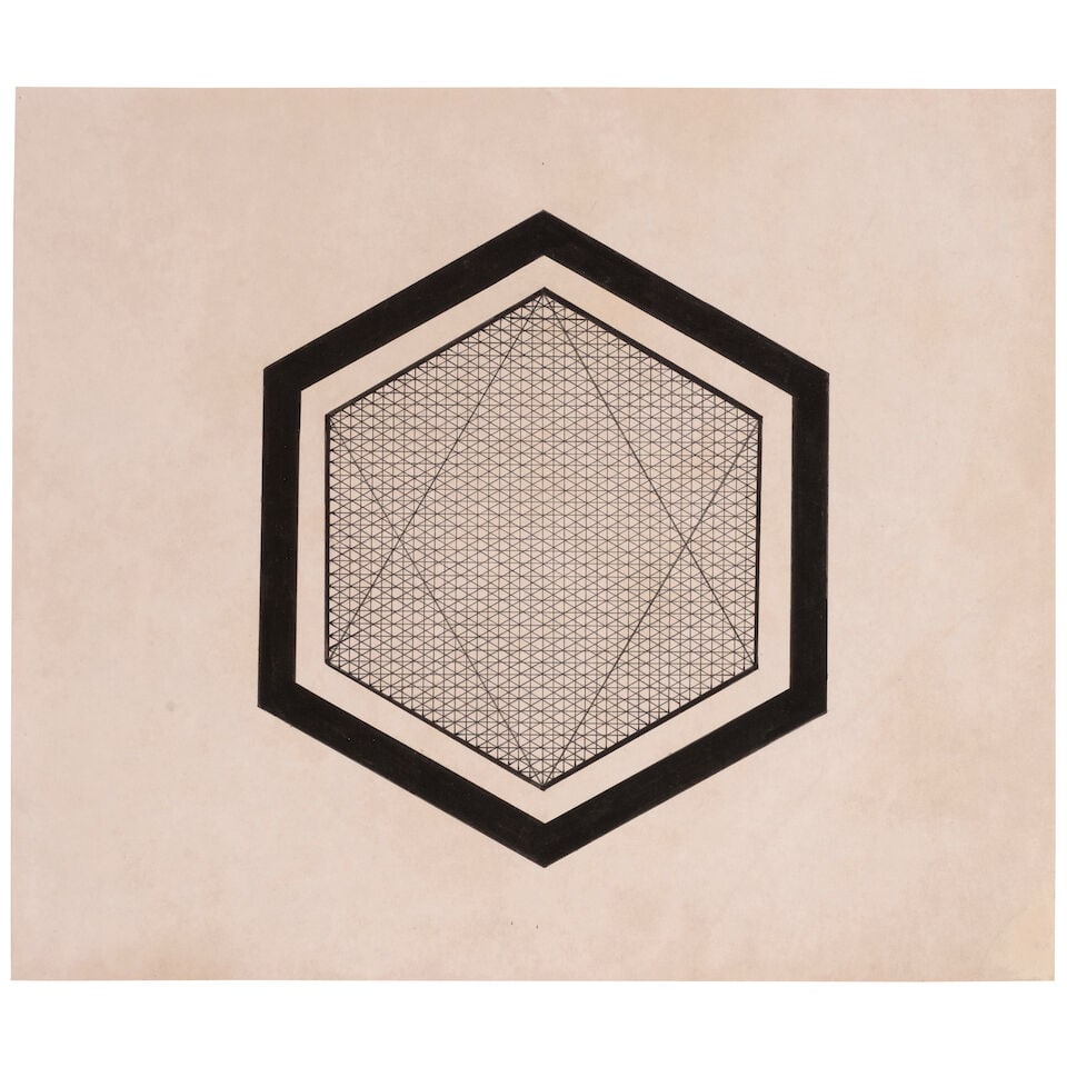 ERNESTO BRIEL (1943-1992) Proyecto OP ART #2 14 1/4 x 16 5/8 in (36.2 x 42.3 cm) (Executed circa...: ERNESTO BRIEL (1943-1992) Proyecto OP ART #2 India ink and graphite on card 14 1/4 x 16 5/8 in (36.2 x 42.3 cm) Executed circa 1980 Footnotes: This work is accompanied by a certificate of authenticity