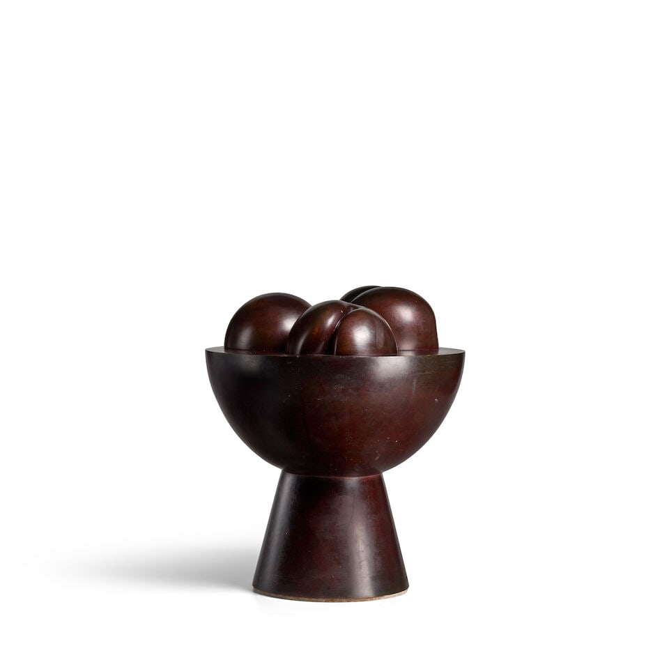 MARIO CARREÑO (1913-1999) Frutero 14 x 12 in (35.5 x 30.4 cm) (Conceived in 1974, this bron... - 3