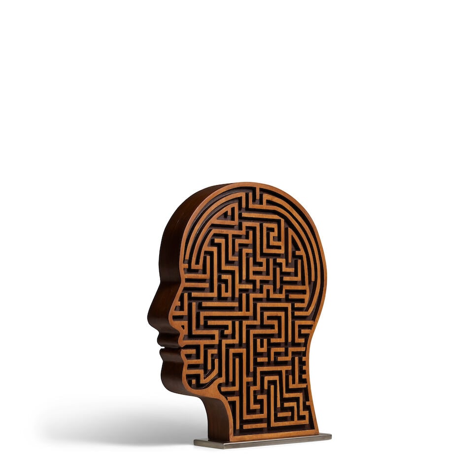 CHRISTIAN SANTY (B. 1973) Labyrinth of the Mind 23 1/4 x 18 1/4 x 4 1/4 in (59 x 46.4 x 10.8 cm)... - 3