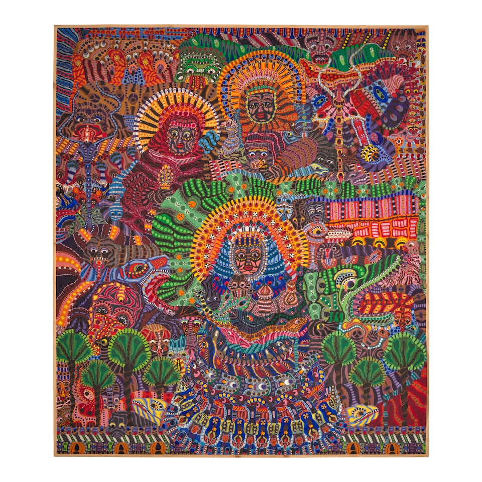 SANTIAGO RODRÍGUEZ SALAZAR (B. 1940) Paisaje Antillano 91 3/8 x 78 3/4 in (232 x 200 cm) (E... - 2