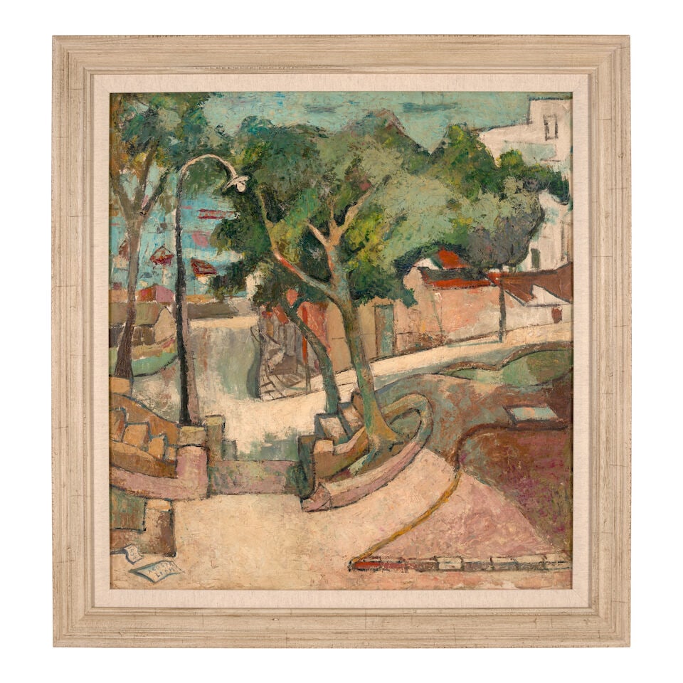 ÁNGEL ACOSTA LEÓN (1932-1964) Casablanca 29 9/10 x 27 9/10 in (76 x 71 cm) (Painted in... - 2