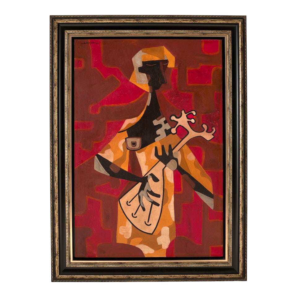 CUNDO BERMÚDEZ (1914-2008) Untitled 40 3/16 x 27 3/16 in (102 x 69.1 cm) (Painted in 1953) - 2