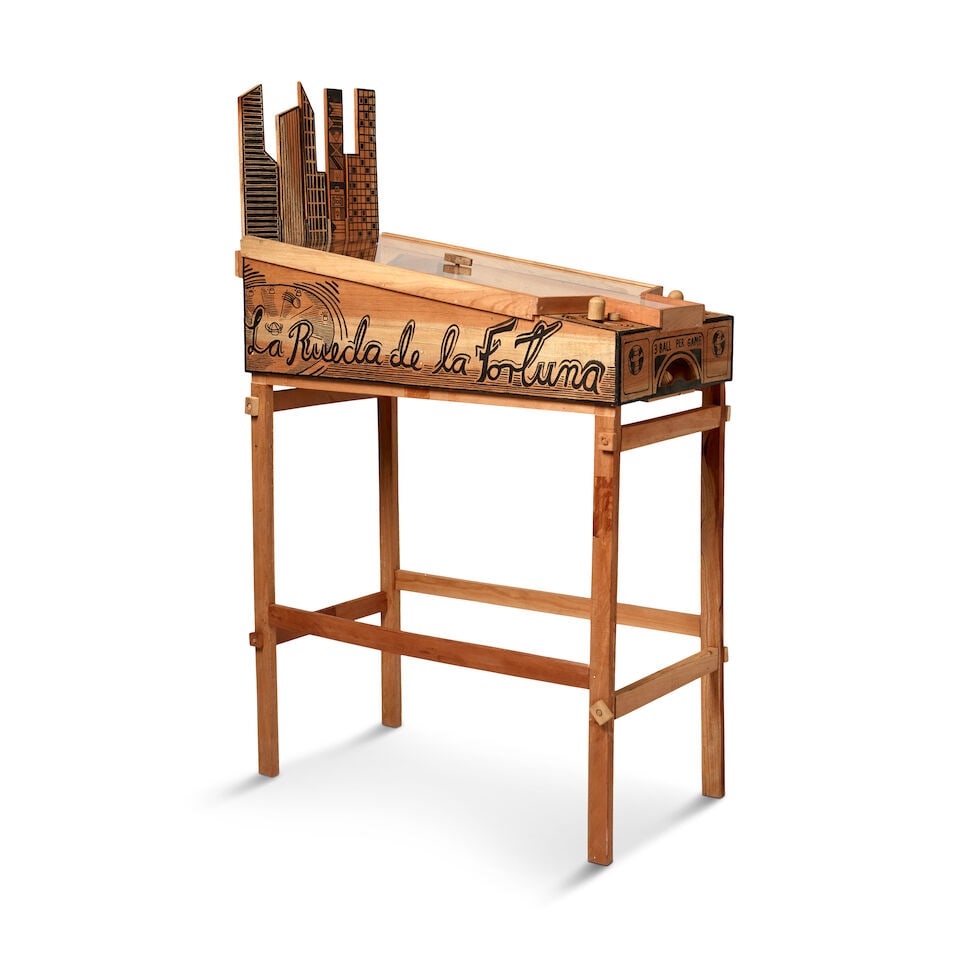 ABEL BARROSO (B. 1971) La Rueda de Fortuna 52 1/2 x 16 1/4 x 33 1/4 in (133.3 x 41.3 x 84.5 cm) ... - 3