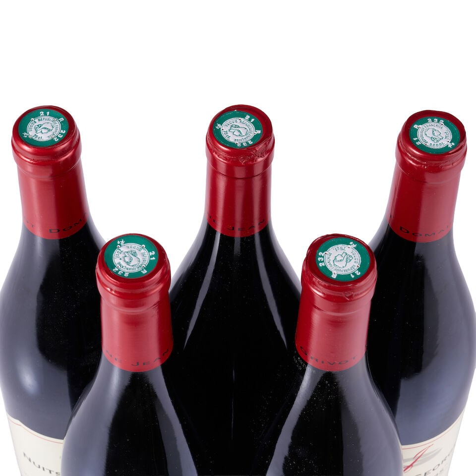 Domaine Jean Grivot, Nuits-Saint-Georges 1er Cru, Les Pruliers, 2018 & 2019 (5 x 750ml) - 2