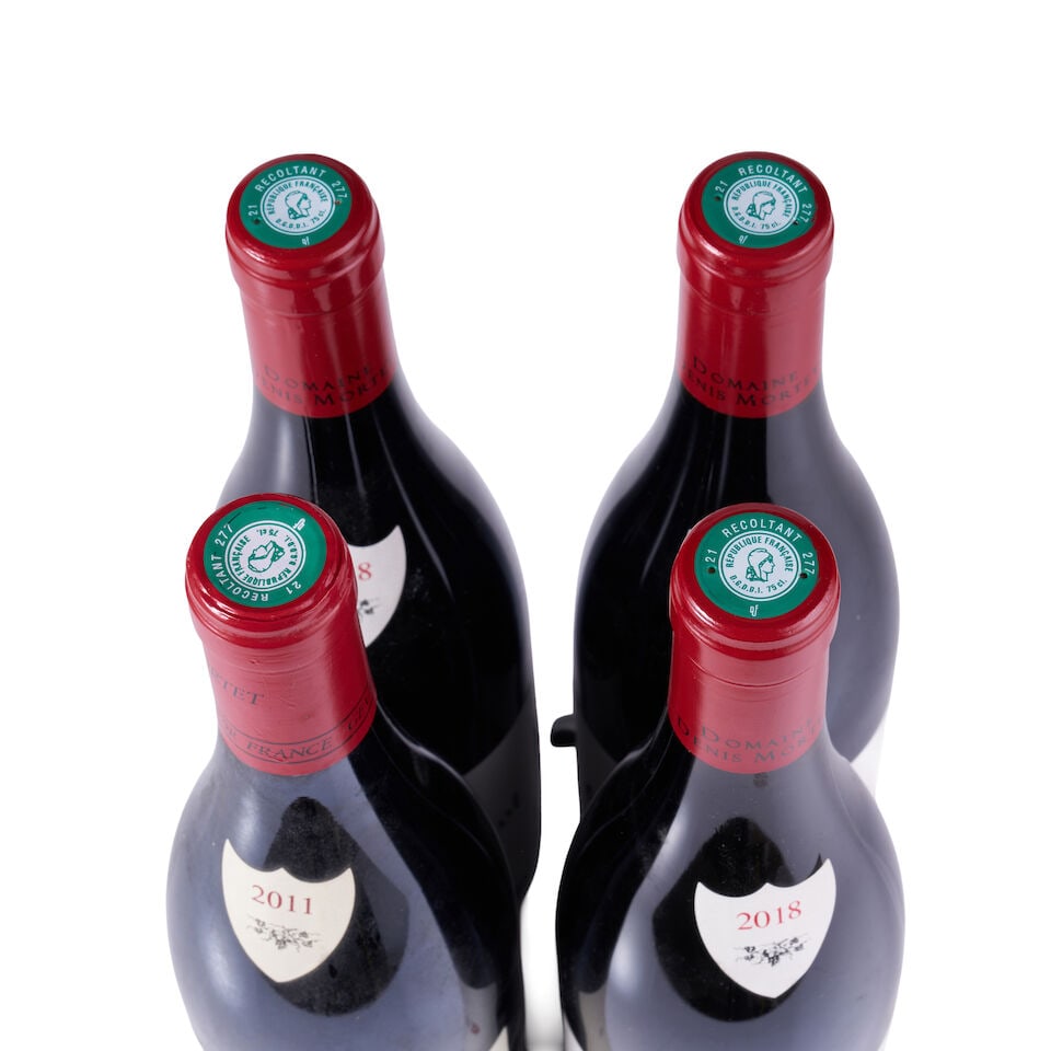 Domaine Denis Mortet, Clos de Vougeot Grand Cru, 2011 & 2018 (4 x 750ml) - 2