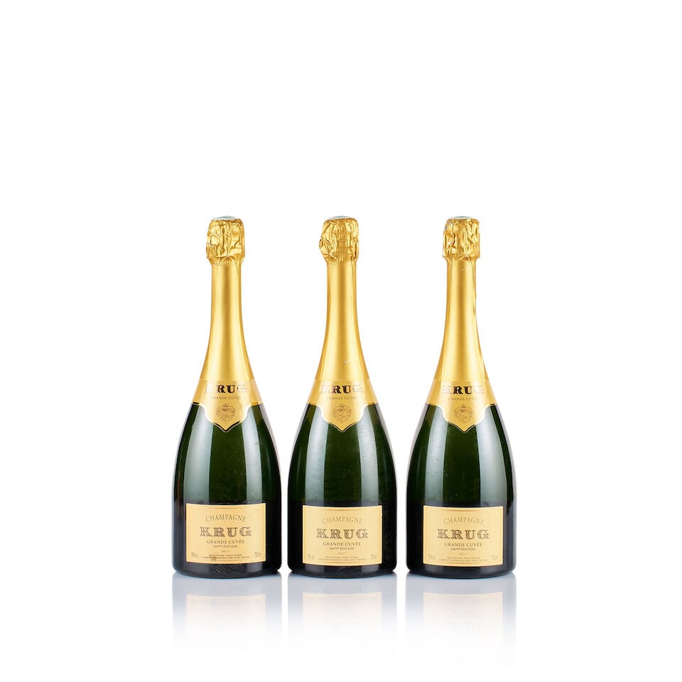 Champagne Krug, Grande Cuvée 166ème Edition (3 x 750ml) (1 of 3)