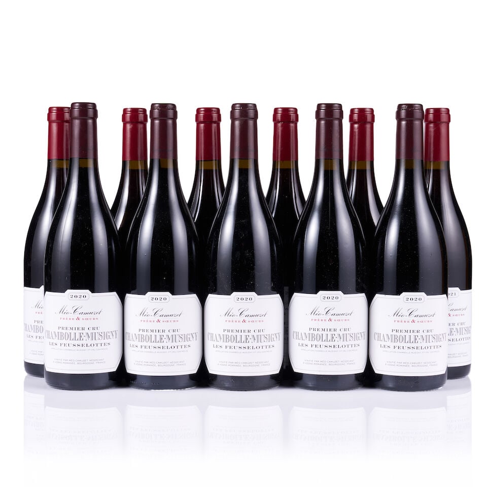 Domaine Méo-Camuzet Frère & Soeurs, Chambolle-Musigny 1er Cru, Les Feusselottes, 2020 ...: Domaine Méo-Camuzet Frère & Soeurs, Chambolle-Musigny 1er Cru, Les Feusselottes, 2020 (5 x 750ml) Region: Burgundy Fill Level: excellent Capsule: ok Cork: ok Label: 1x very slightly marked,