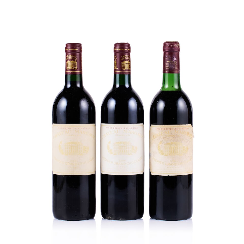 Château Margaux, Margaux, 1er Grand Cru Classé, 1986 & 1983 (3 x 750ml) (1 of 2)